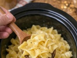 3-Ingredient Slow Cooker Butter Noodles