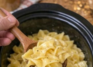 3-Ingredient Slow Cooker Butter Noodles