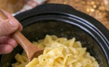 3-Ingredient Slow Cooker Butter Noodles