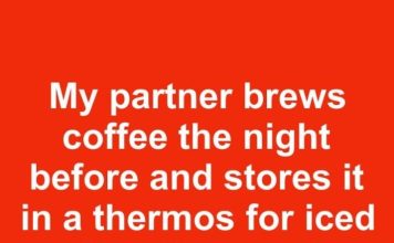 My partner brews coffee the night before and stores it in a thermos for iced coffee. I’m worried about drinking it after 3 days. How long does it keep?