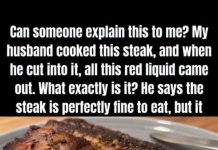 What is That Red Liquid in Grocery Store Red Meat Packages?