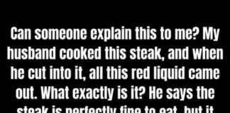 What is That Red Liquid in Grocery Store Red Meat Packages?
