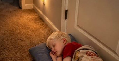 My 8-Year-Old Son Started Sleeping on the Floor Outside Grandma’s Bedroom – Then at 4 AM, I Heard Him Whisper, ‘I Won’t Let Uncle Do It to Grandma Again’