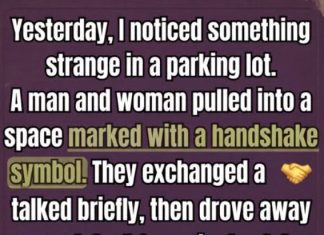 What Does a Handshake Symbol on a Parking Space Mean?