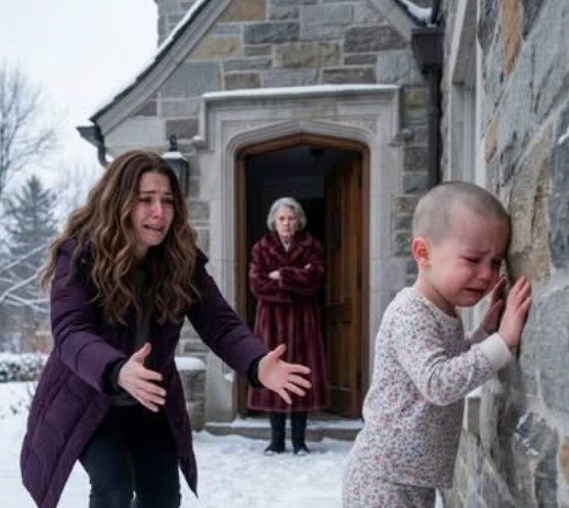When I came home from a business trip, I found my three-year-old daughter trembling with fear, her head completely sh:aved. My mother-in-law looked at me and said,