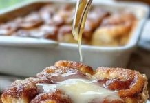 Overnight Orange Roll Casserole