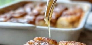 Overnight Orange Roll Casserole