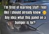 Small Panel on Bumper: Why It’s There