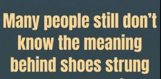 The Meaning Behind Shoes Strung Up On A Power Line