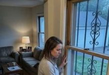 The last thing my husband said before he locked us …