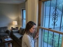 The last thing my husband said before he locked us …