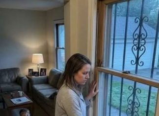 The last thing my husband said before he locked us …