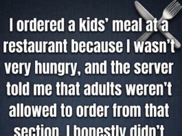 Should Adults Be Allowed to Order Kids’ Meals?