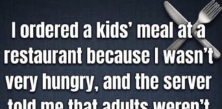 Should Adults Be Allowed to Order Kids’ Meals?