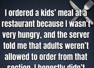 Should Adults Be Allowed to Order Kids’ Meals?