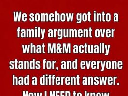 What The M&M Initials Actually Stand For