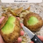 I Started Peeling These for the Mashed Potatoes, but the Skin Is Bright Green Underneath. What Would You Do?