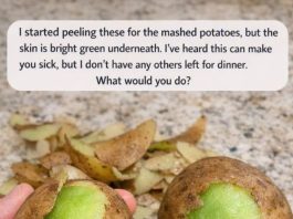 I Started Peeling These for the Mashed Potatoes, but the Skin Is Bright Green Underneath. What Would You Do?