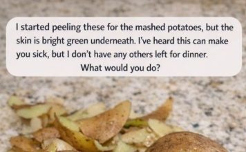 I Started Peeling These for the Mashed Potatoes, but the Skin Is Bright Green Underneath. What Would You Do?