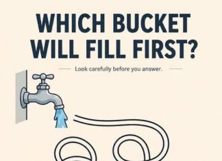 WHICH BUCKET WILL FILL FIRST?