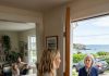 She arrived at her seaside home hoping to rest,