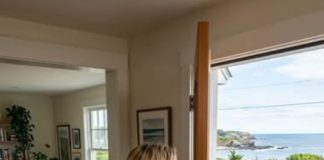 She arrived at her seaside home hoping to rest,