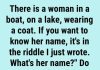 There’s a Woman in a Boat Riddle: Give this Viral Puzzle a Shot