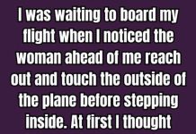 The Real Reason People Touch the Airplane Before Boarding