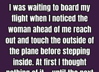 The Real Reason People Touch the Airplane Before Boarding