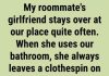 This is Why You Should Attach a Clothespin to the Shower