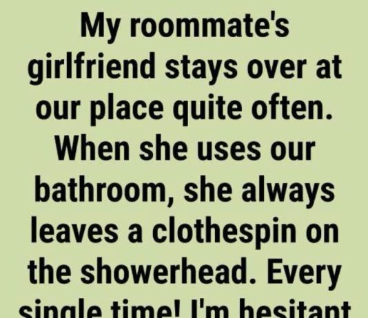 This is Why You Should Attach a Clothespin to the Shower