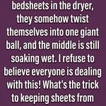 How to Prevent Sheets from Balling Up in the Dryer