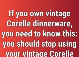 Why You Should Stop Using Your Vintage Corelle Dinnerware