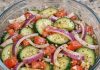 My hubby typically hates salad but he downed this so fast! It was that good