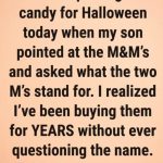 What The M&M Initials Actually Stand For